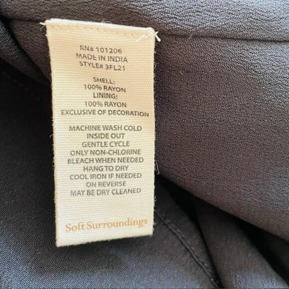 Soft Surroundings Epiphany Gothic Art Nouveau Velvet Maxi Dress 8 Petite - Picture 10 of 10